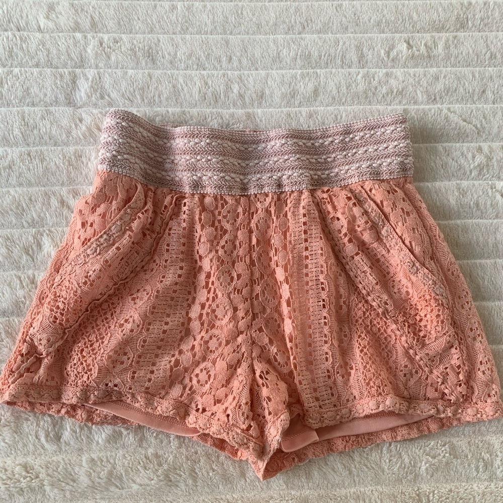Peach shorts